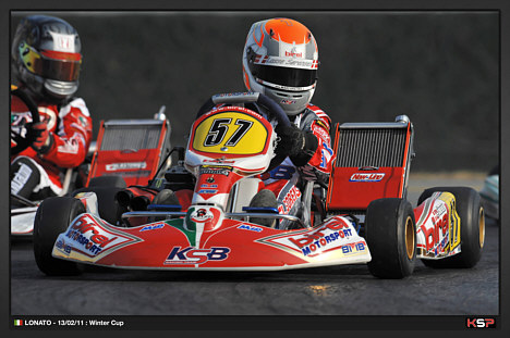 Lasse i sin gokart
